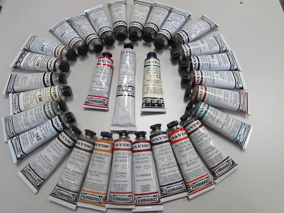 Vintage FERRARIO DAVINCI Extra-Fine artist grade oil paint 40ml Made in Italy