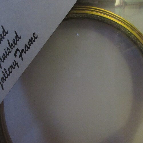 wholesale outlet store Vintage Gold Leaf Hand Finish Gallery Oval