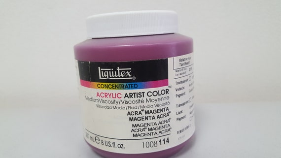 Liquitex Acrylic Acra Magenta Artist Paint Medium Viscosity 237ml