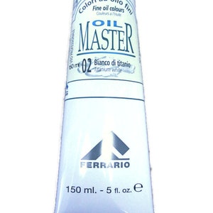 Ferrario Artist oil paint --Oil Master Titanium White 150ML (Made in Italy)