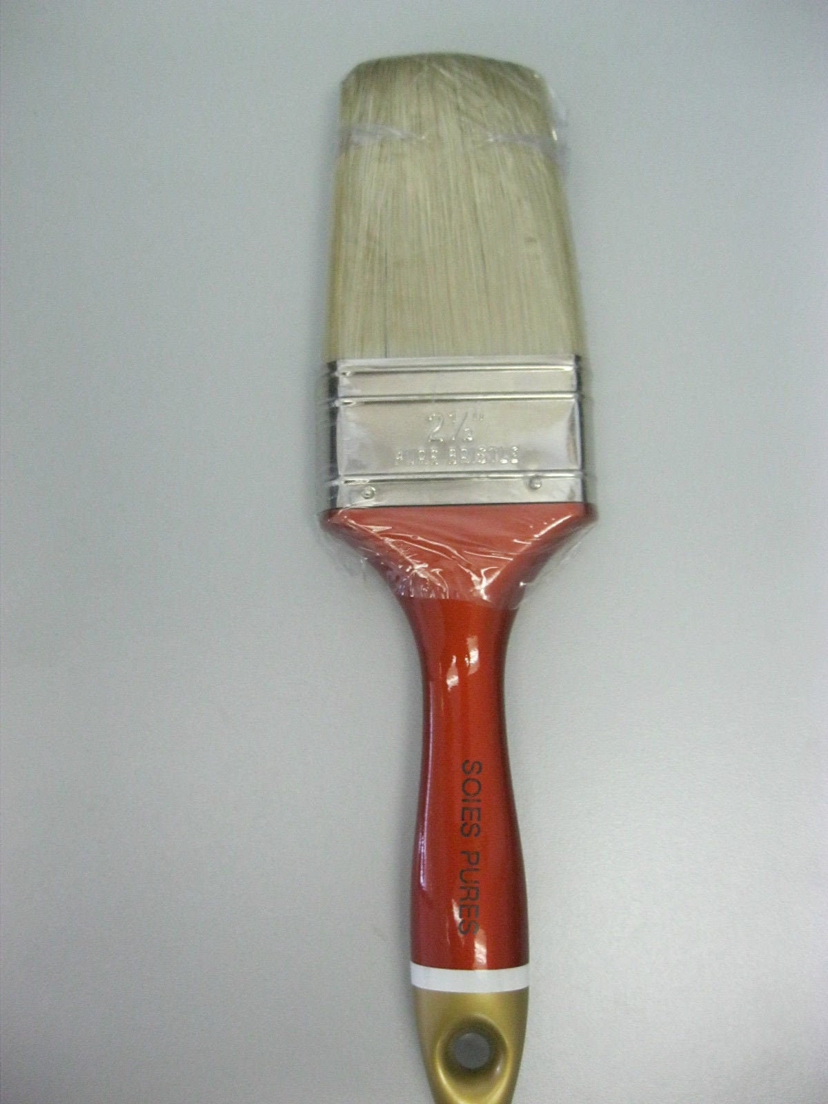 3pcs Stencil Brushes 4-8-10 White Bristle Short Wooden Handle 