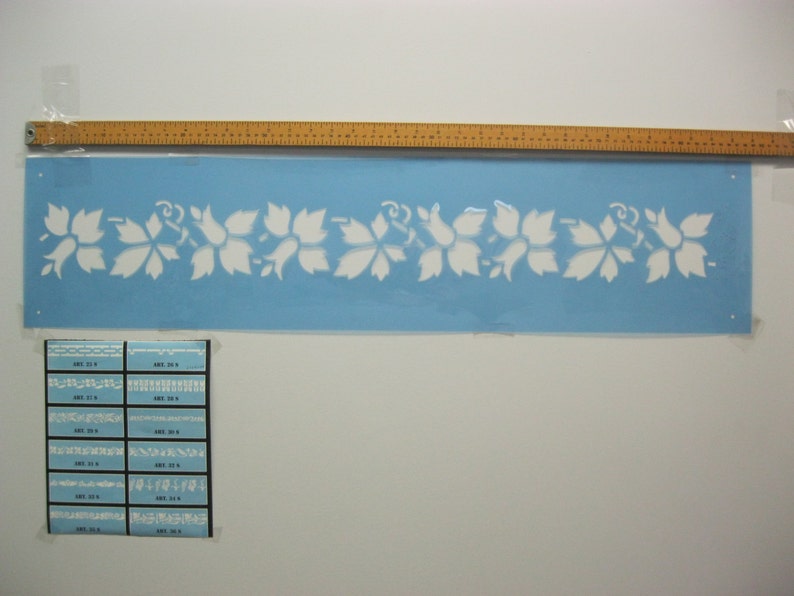 Extra Large Border Reusable Stencil 21x90cm maxisten Etsy Canada