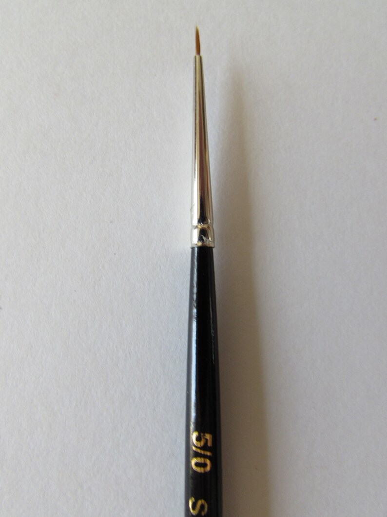 Artist Quality Red Sable Watercolour Brush Pointed Round Etsy Canada