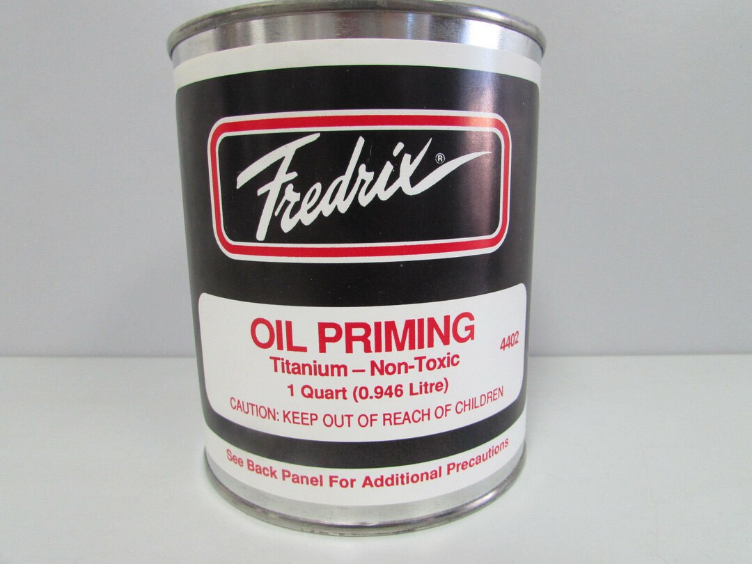 Redrix Oil Fredrix Titanium Oil Priming #4402 (0.946 Litre) - Etsy