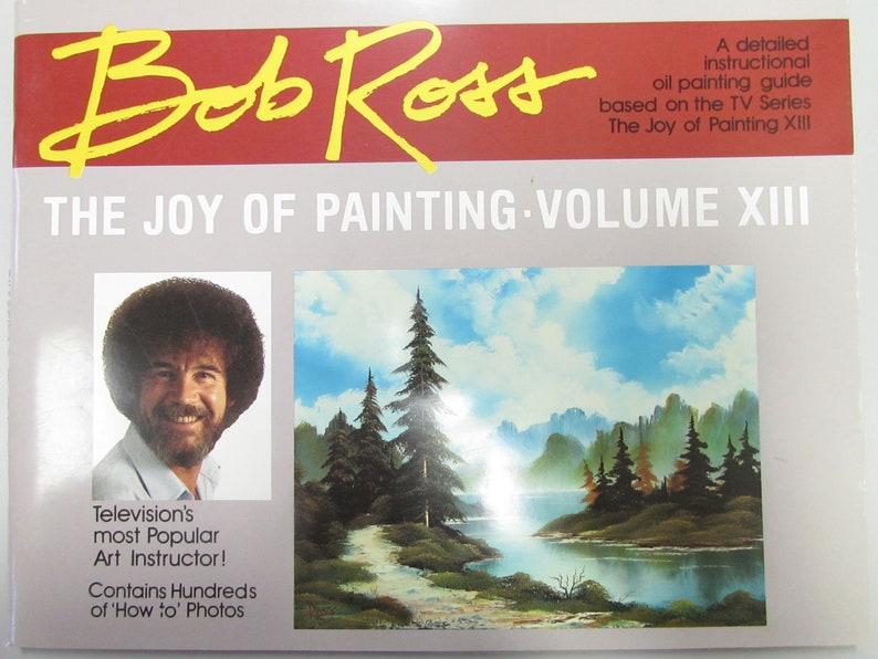 Brand New Bob Ross the Joy of Painting Books Huge Selection to Etsy