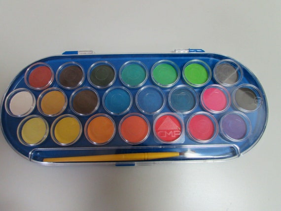Brush Made in Italy Set of 10pcs Fluorescent watercolor paint set Tablets 40mm Brush Made in Italy Set of 10pcs Fluorescent watercolor paint set Tablets 40mm