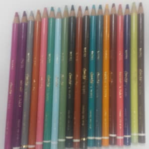 19 lápices pastel Conte surtidos. Fabricados en Francia. Nuevos.