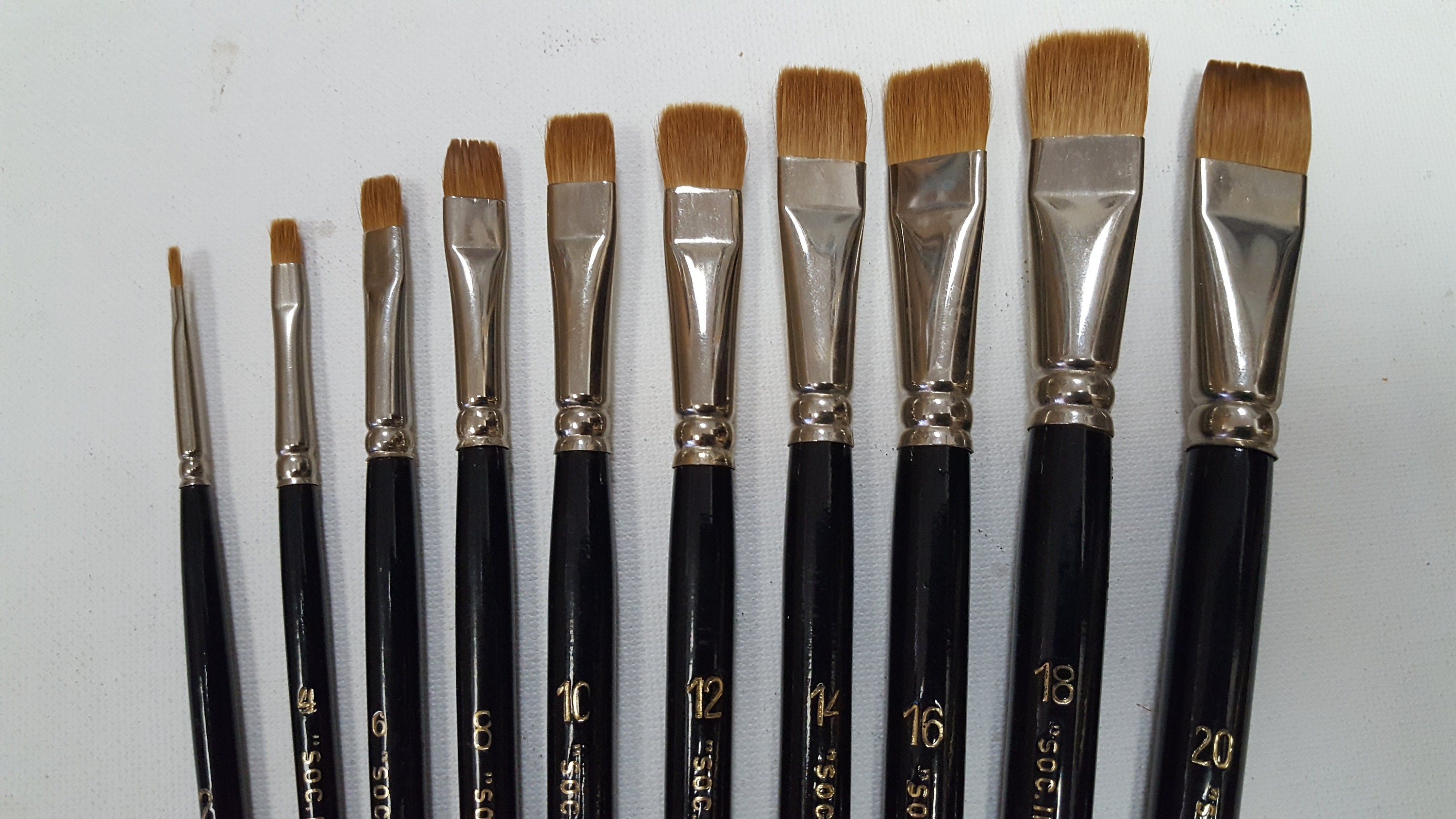 ステンドグラス　絵付け　ブラシセット　※難アリ　Raphael　筆　刷毛 ステンドグラス用 ラファエル 筆セット グリザイユ絵付