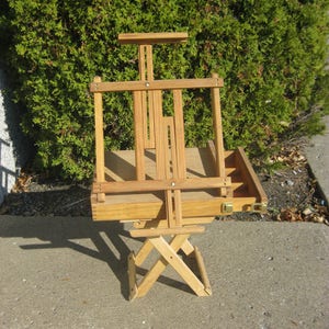 Artist Sketch box Tabletop Easel with sliding drawer Please Read
