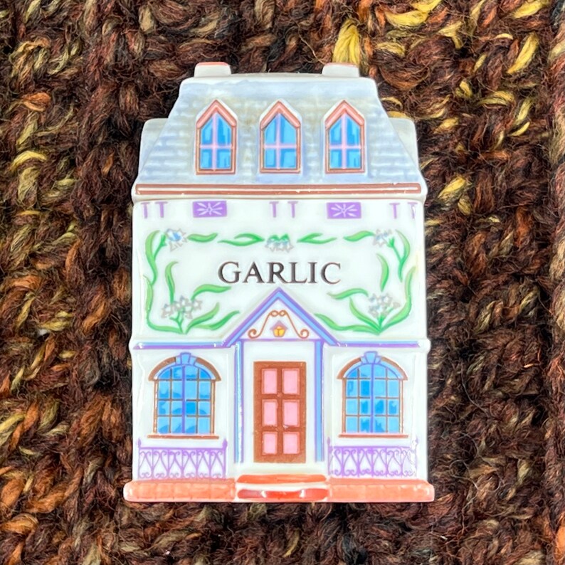 Lenox Spice Village Collectable Porcelain Spice Jars Vintage Etsy