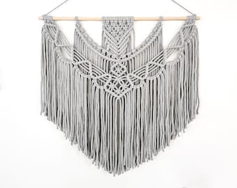 Extra Large Handmade Macrame Wall Hanging // Handmade in United States // 3 Feet Wide and 3 Feet Long