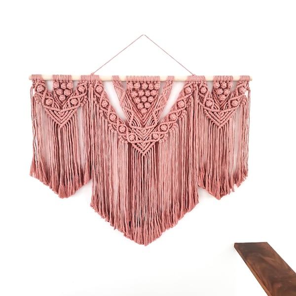 Pink Wall Hanging Etsy