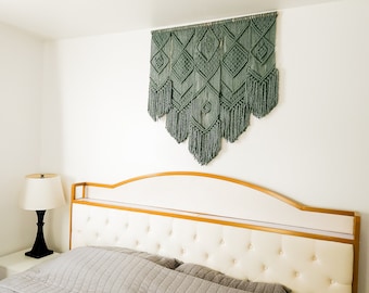 Extra Large Laurel Macrame Wall Hanging: 3ft Wide Boho Decor