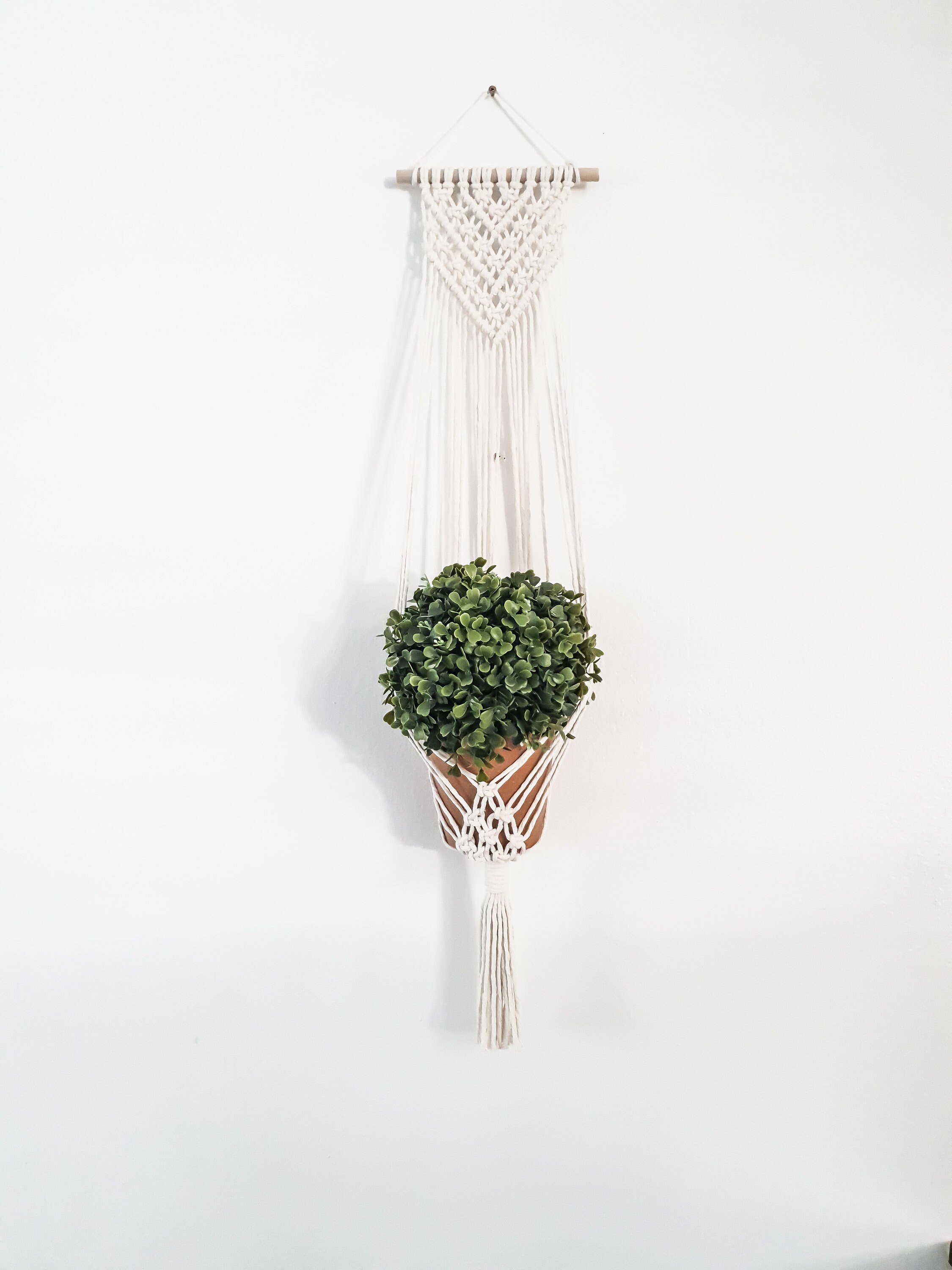 Makramee-Pflanzenhänger – 3 Stück, 101,6 Cm Lang, Mit Haken, Für Töpfe 15-30 Cm, Boho-Deko