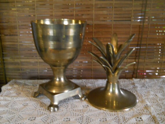 Brass Pineapple Container Urn Etsy
