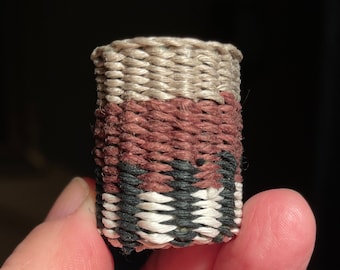 Miniature Handwoven Waste Basket