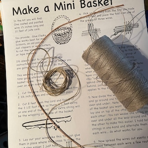 Weave Your Own Basket with this kit DIY