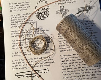 Weave Your Own Basket with this kit DIY