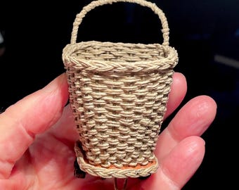 Miniature Woven Market Cart
