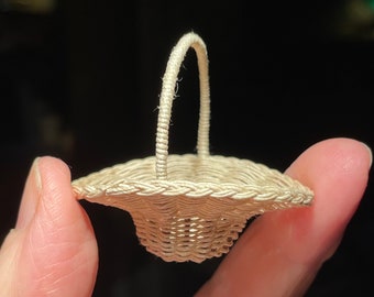 Miniature  Victorian Flower Basket