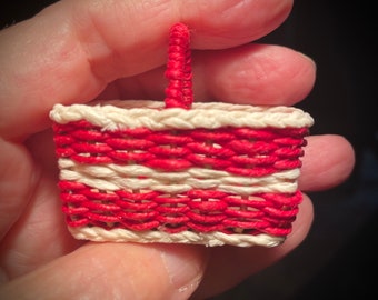 Miniature Basket Picnic Basket
