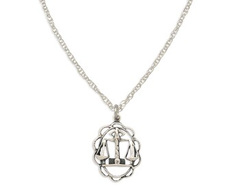 Zodiac Charm Halskette | Waage