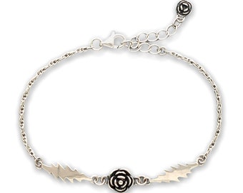 Grateful Dead Shining Best Bracelet - Silver