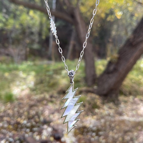 Grateful Dead Billy s Bling Pendant Mother of Pearl Etsy