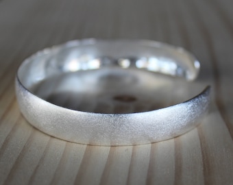 Silver 999 Bracelet-Wide Silver Bracelet Cuff-Hammered Silver Bangle-Hammered Silver Jewelry-Schmuck Silber-Armband-Argent-Plata-Joyeria