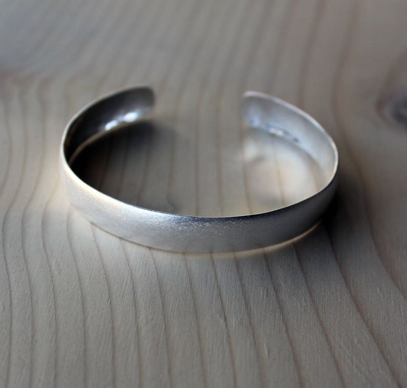 Pure silver hammered cuff bracelet, wide 999 solid silver bangle, bridesmade gift, everyday jewelry for girls, handcrafted image 8
