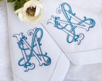 Linen Dinner Napkins Monogrammed, Customized