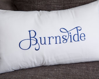 Custom Embroidered Decorative Pillow