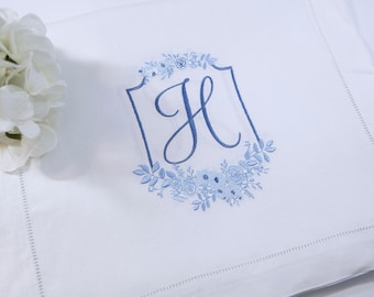 Table Runner Monogrammed, Customized, Linen