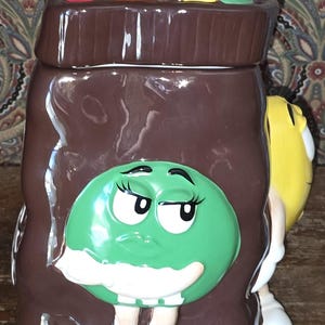 アメコミ M&M's Red Character Cookie Jar M&M Red Ceramic Cookie
