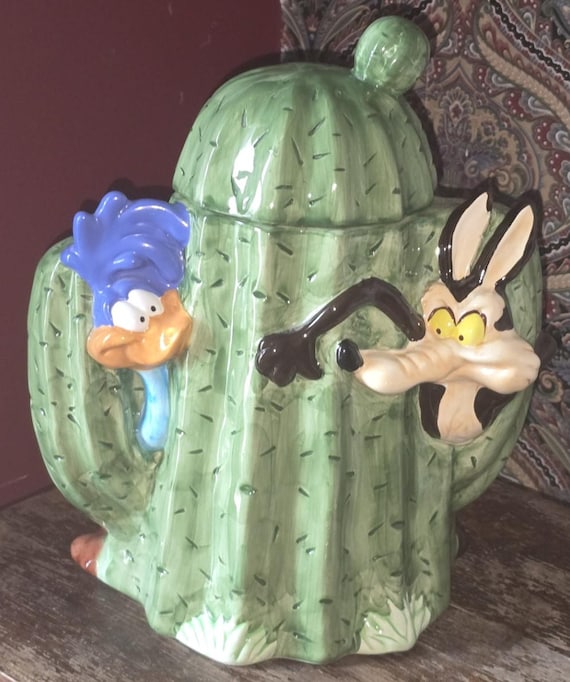 Vintage Retro Rare Looney Toons Road Runner & Wile E. Coyote
