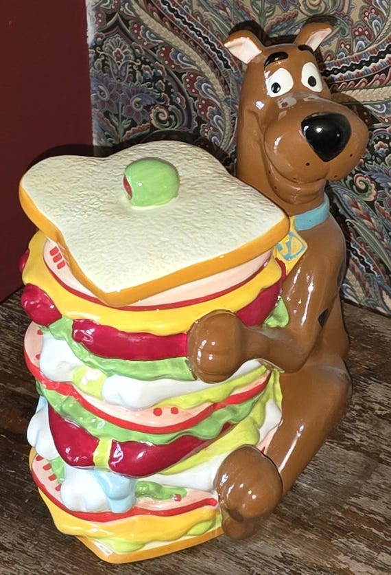 Vintage Retro Rare Scooby Doo Super Sandwich Warner Bros