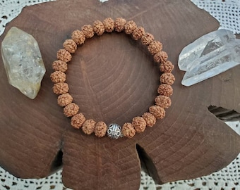 Rudraksha bracelet, yoga bracelet, meditation bracelet