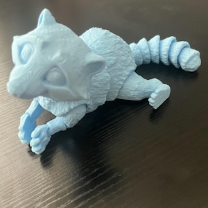 3D Printed Raccoon – Cute Woodland Critter Figurine