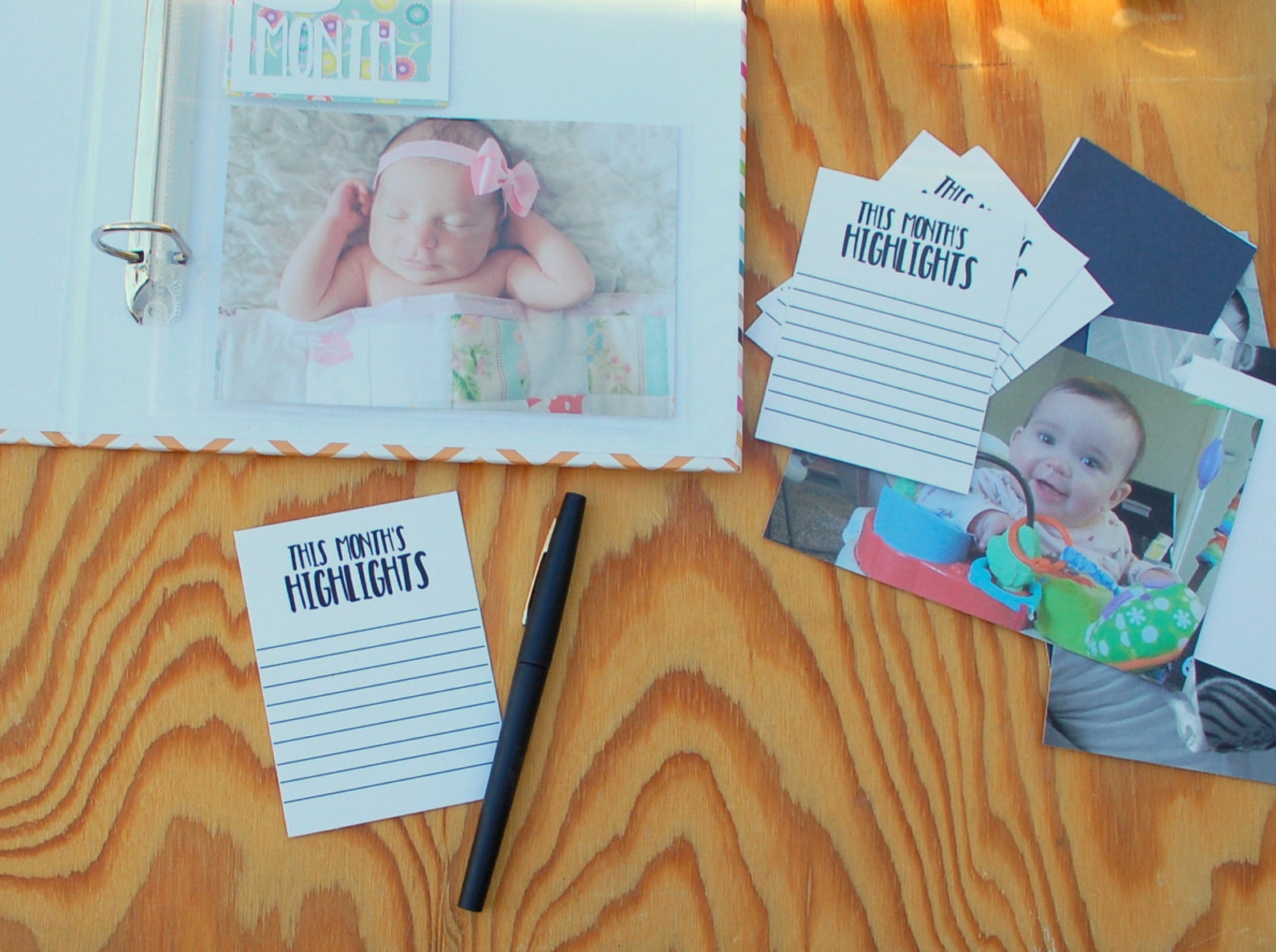 Personalized Baby Gift Baby Album Handmade Custom Scrapbook Etsy