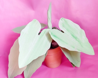 Faux Paper Houseplant - Syngonium Arrowhead Plant,Colorful paper Plants, Plant Lover Gift, Plant Home Decor, Houseplant Gift, Boho Christmas