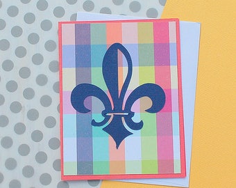 Blank Notecards -  Fleur De Lis / Thank You Notes /  Thank You Cards  / Custom Note Card / Gifts for Her / Feminine Stationery / FleurdeLis