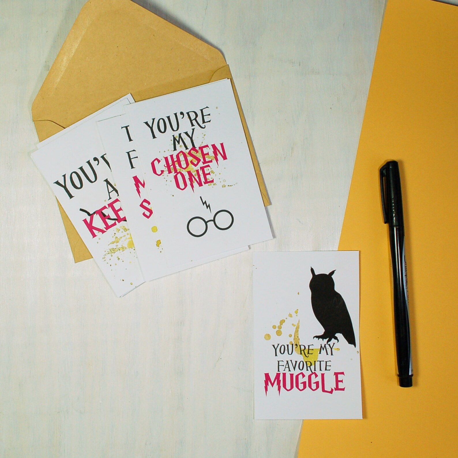 Harry Potter Lunch Box Notes Back to School Lunch Box Cards Etsy