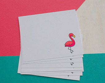 Personalized Stationery - Flamingo Stationery, Mothers Day Personalized, Personalized Stationary,  Flamingo Print, Under 25, Gifts for Her