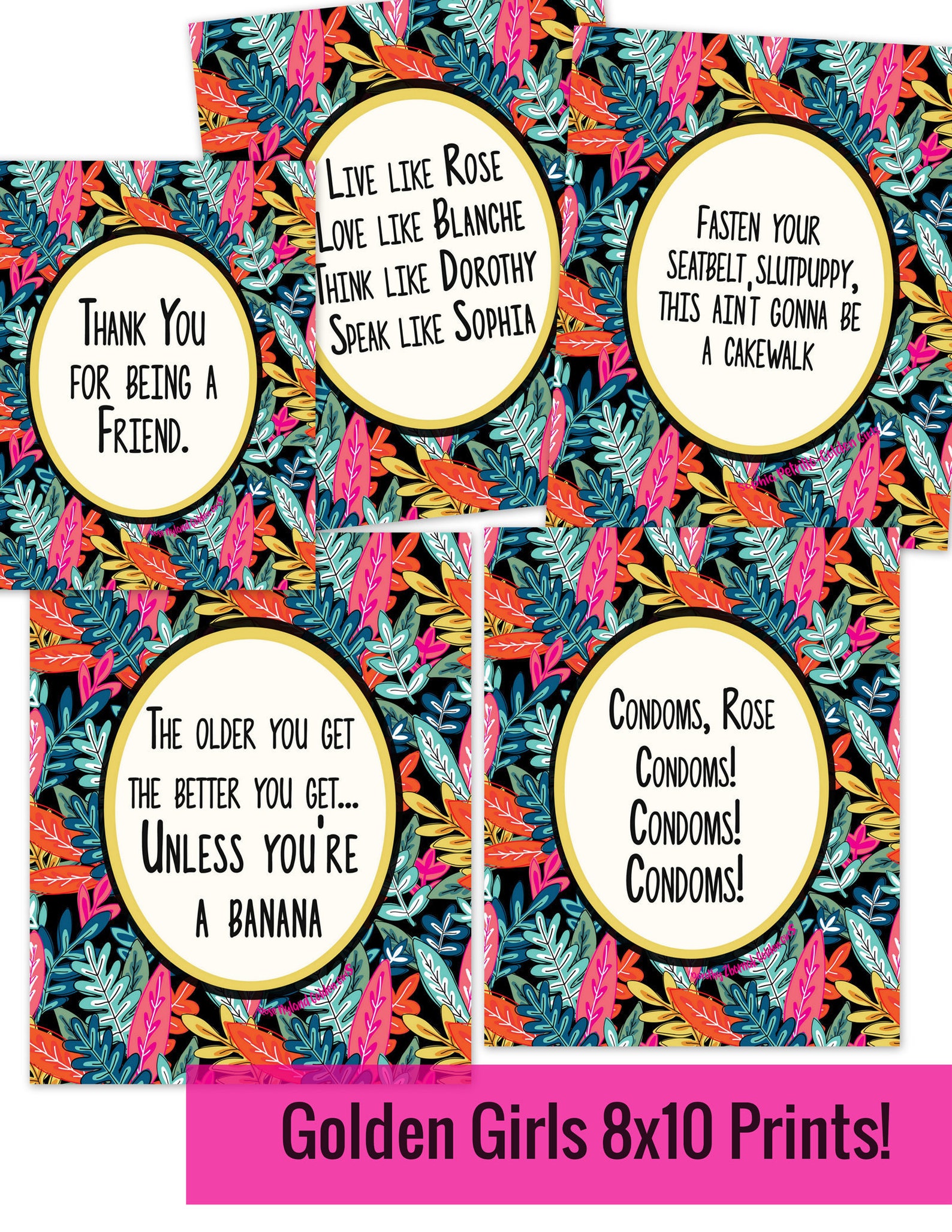 Golden Girls Fan Art 8x10 Printable Golden Girls Art - Etsy