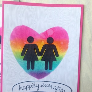 LGBT Wedding Card- Lesbian Wedding // Same Sex Wedding Card // Gay Wedding Invitation // Gay Wedding Card // Rainbow Wedding //Funny Wedding