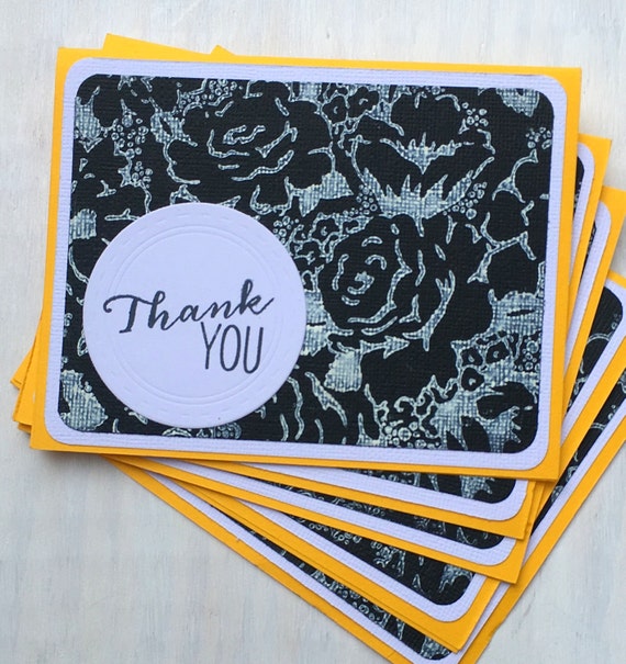 Items similar to Letterpress Stationery Wedding Thank You Cards
