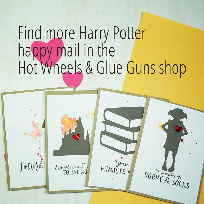 Harry Potter Lunch Box Notes Back to School Lunch Box Cards Etsy