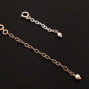 Add an Extender. Gold or Silver Necklace Extender. Add length to any Necklace. Sterling silver or 14k Goldfill