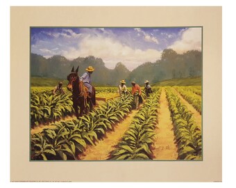Tobacco Farmer *H898* 8 inch Sticker decal farming tractor crop fertilize barn