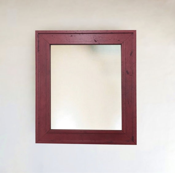 Cherry Wood Framed Wall Mirror 8x10 11x14 16x20 24x26 24x36 20x40 30x36 30x40 More Custom Sizes